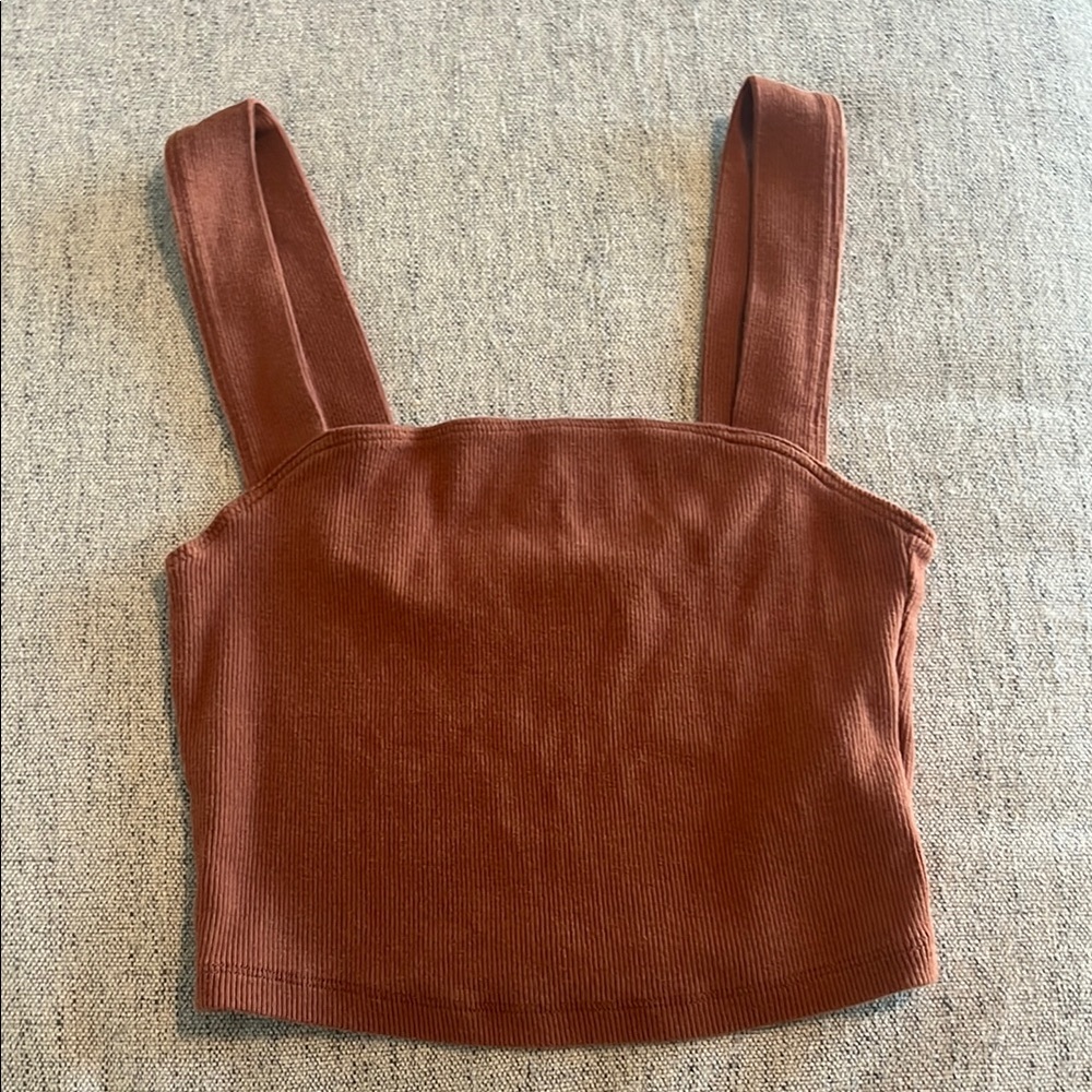 Abercrombie ribbed crop top
